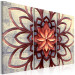 Canvas Windmill (3-part) - Abstract Mandala in Zen Motif on Concrete 108103 additionalThumb 2