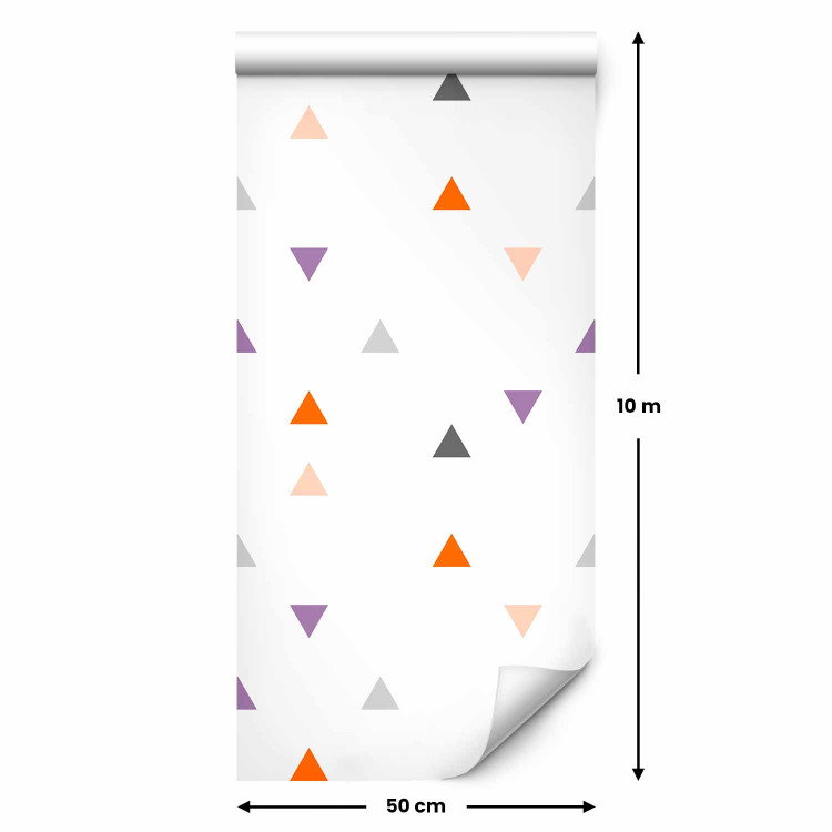 Modern Wallpaper Triangles Rain 108503 additionalImage 2