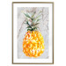 Wall Poster Pineapple on Concrete - composition with a tropical fruit and white texts 114303 additionalThumb 14