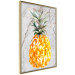 Wall Poster Pineapple on Concrete - composition with a tropical fruit and white texts 114303 additionalThumb 14
