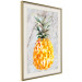 Wall Poster Pineapple on Concrete - composition with a tropical fruit and white texts 114303 additionalThumb 2