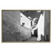 Poster Narrow alley - black and white urban street scene against architectural backdrop 115003 additionalThumb 20