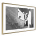 Poster Narrow alley - black and white urban street scene against architectural backdrop 115003 additionalThumb 6