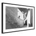 Poster Narrow alley - black and white urban street scene against architectural backdrop 115003 additionalThumb 11