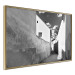 Poster Narrow alley - black and white urban street scene against architectural backdrop 115003 additionalThumb 14