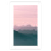 Wall Poster Sunrise Mountains - mountainous landscape against a pink sky backdrop 116703 additionalThumb 19