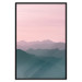 Wall Poster Sunrise Mountains - mountainous landscape against a pink sky backdrop 116703 additionalThumb 18