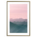 Wall Poster Sunrise Mountains - mountainous landscape against a pink sky backdrop 116703 additionalThumb 14