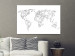 Canvas Continents in Geometric Form (1-part) - Shapes on World Map 117203 additionalThumb 3