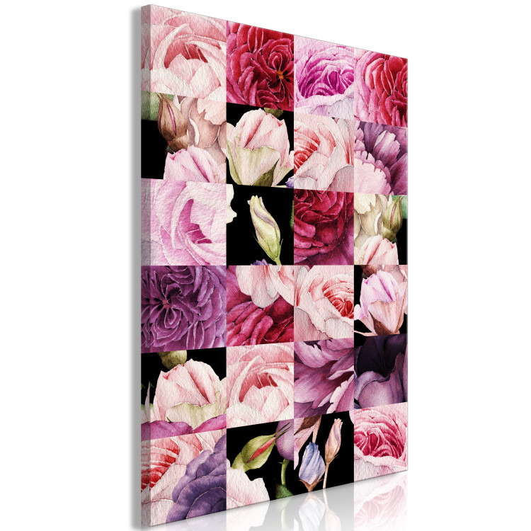 Canvas Print Flower madness - collage of pink and purple plant petals 118303 additionalImage 2
