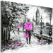 Canvas Art Print Walk in London (1 Part) Wide Pink 123103 additionalThumb 2