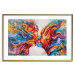 Wall Poster Hot Kiss - abstract romantic couple on a white background 127203 additionalThumb 14
