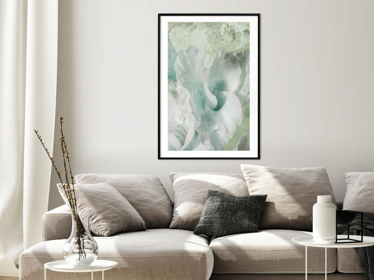 Poster Minty Haze - abstract green composition in artistic style 127903 additionalImage 23