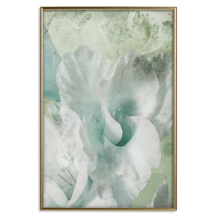 Poster Minty Haze - abstract green composition in artistic style 127903 additionalImage 21
