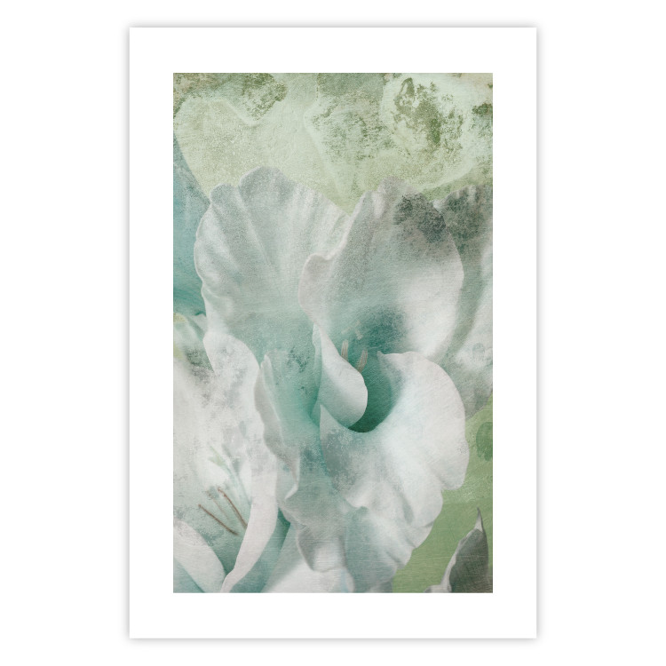 Poster Minty Haze - abstract green composition in artistic style 127903 additionalImage 25