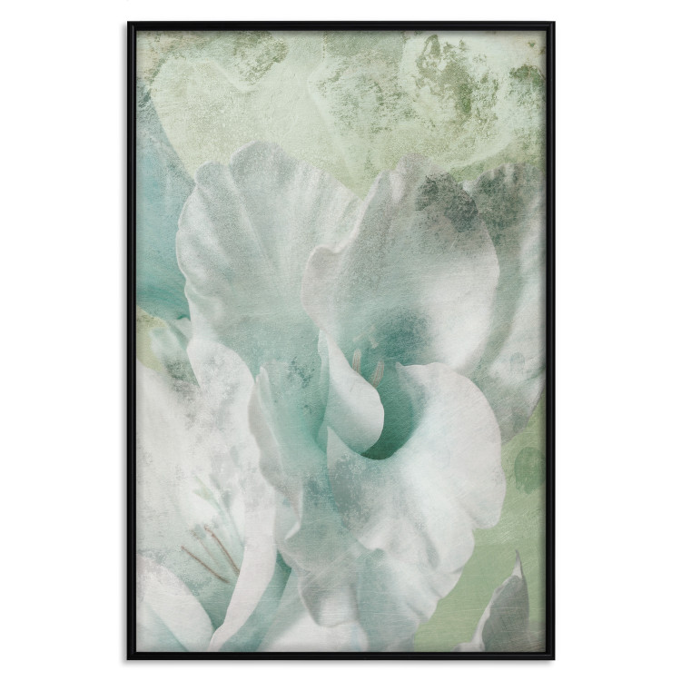 Poster Minty Haze - abstract green composition in artistic style 127903 additionalImage 18