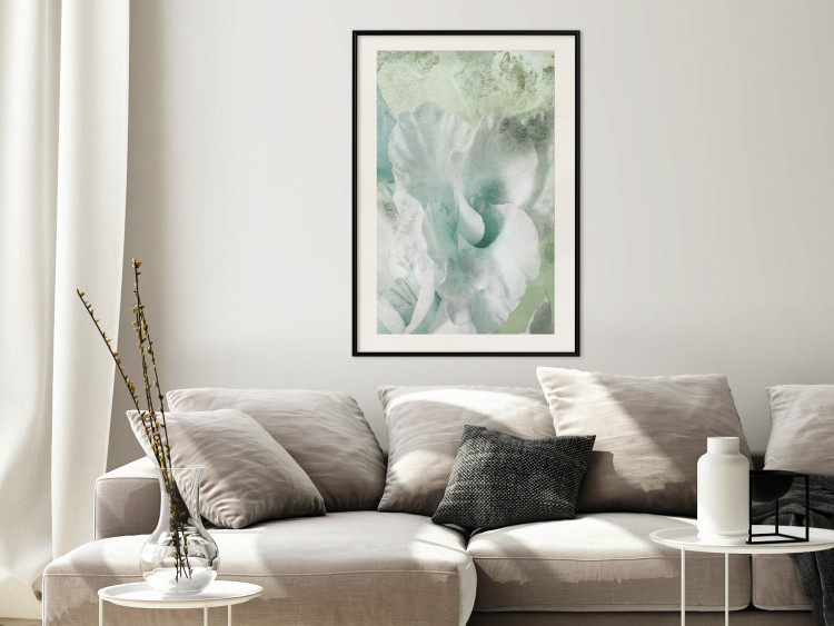 Poster Minty Haze - abstract green composition in artistic style 127903 additionalImage 24