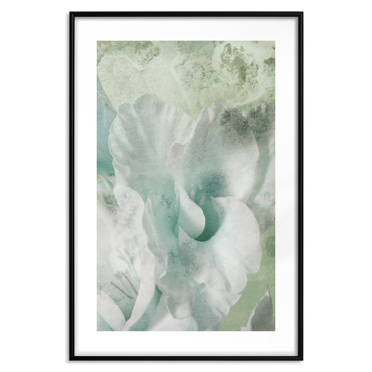 Poster Minty Haze - abstract green composition in artistic style 127903 additionalImage 15