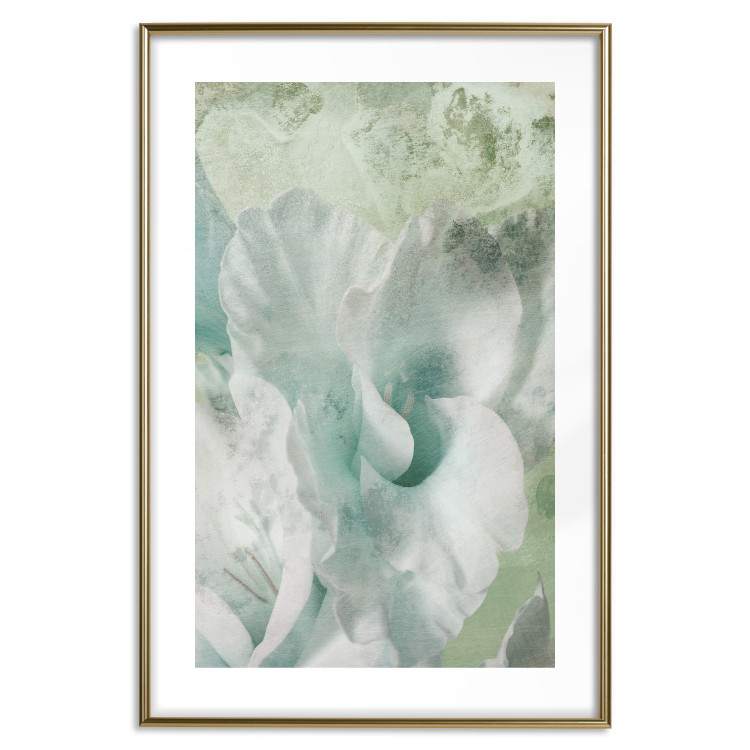 Poster Minty Haze - abstract green composition in artistic style 127903 additionalImage 14