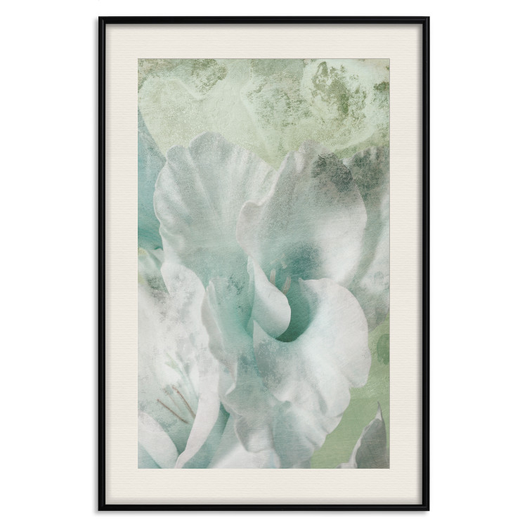 Poster Minty Haze - abstract green composition in artistic style 127903 additionalImage 19