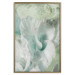 Poster Minty Haze - abstract green composition in artistic style 127903 additionalThumb 21