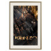 Poster Jungle Scent - golden abstraction with luxury-themed text 131803 additionalThumb 20