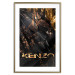 Poster Jungle Scent - golden abstraction with luxury-themed text 131803 additionalThumb 14