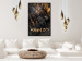 Poster Jungle Scent - golden abstraction with luxury-themed text 131803 additionalThumb 6