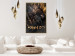 Poster Jungle Scent - golden abstraction with luxury-themed text 131803 additionalThumb 7