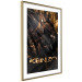Poster Jungle Scent - golden abstraction with luxury-themed text 131803 additionalThumb 9