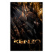 Poster Jungle Scent - golden abstraction with luxury-themed text 131803