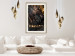 Poster Jungle Scent - golden abstraction with luxury-themed text 131803 additionalThumb 22