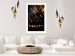 Poster Jungle Scent - golden abstraction with luxury-themed text 131803 additionalThumb 3