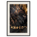 Poster Jungle Scent - golden abstraction with luxury-themed text 131803 additionalThumb 19