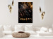 Poster Jungle Scent - golden abstraction with luxury-themed text 131803 additionalThumb 4