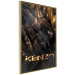 Poster Jungle Scent - golden abstraction with luxury-themed text 131803 additionalThumb 12