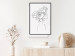 Wall Poster Above Flowers - abstract line art of a woman with flowers in her hair 132203 additionalThumb 8