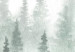 Canvas Misty Scandinavian Forest (1-piece) Wide - landscape of trees in fog 134603 additionalThumb 4