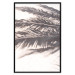 Poster Rest in the Shade - tropical composition of palm shadow on sand 135303 additionalThumb 27