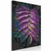Paint by number Jungle Vegetation - Large Purple Leaf With Raindrops 146203 additionalThumb 6