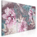Canvas Peonies in Bloom - Floral Composition in Blue 149803 additionalThumb 2