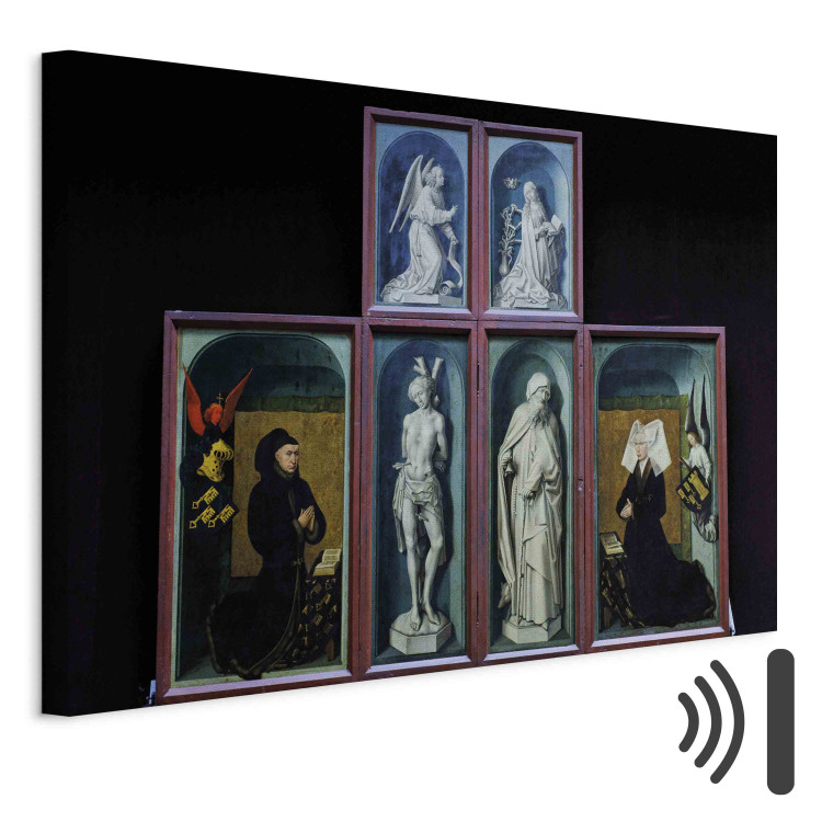 Reproduction Painting Saint Sebastian and Saint Anthony / The Annunciation / Donor portrait of Chancellor Nicolas Rolin and his wife Guigone de Salins 158003 additionalImage 8