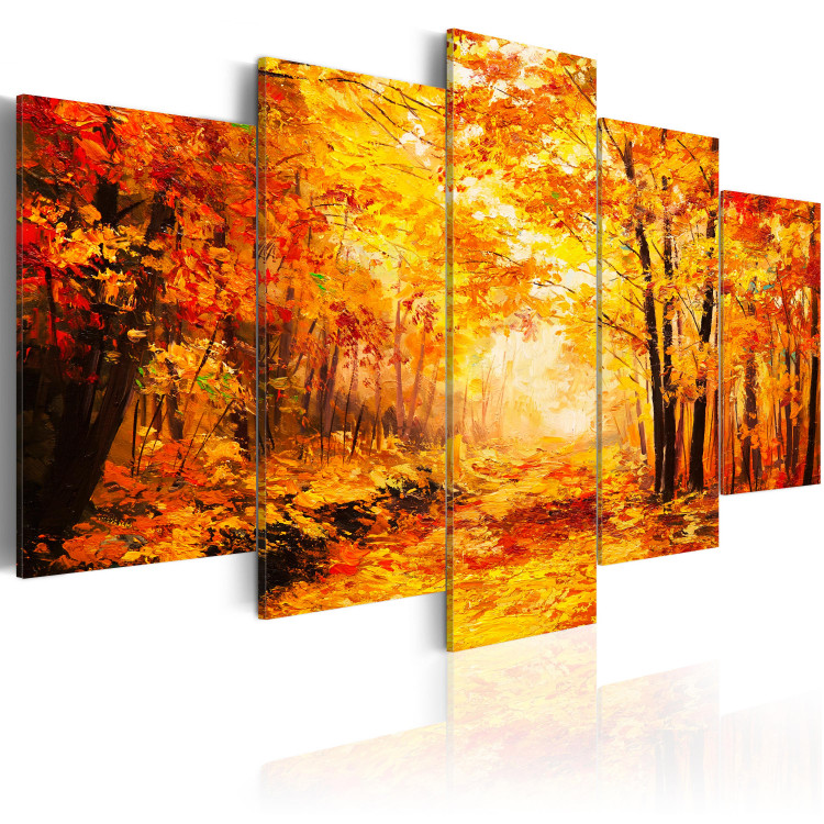 Canvas Print Autumn Alley 88703 additionalImage 2