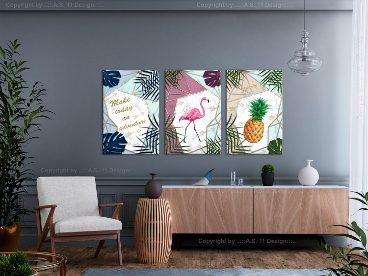 Canvas Tropical Triptych (3 Parts) 114113 additionalImage 3