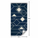 Wallpaper Triangles and Squares (Navy Blue) 114813 additionalThumb 2
