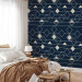 Wallpaper Triangles and Squares (Navy Blue) 114813 additionalThumb 4