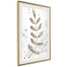 Poster Single Branch - delicate autumn leaves on a grayscale background 116413 additionalThumb 13