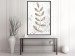 Poster Single Branch - delicate autumn leaves on a grayscale background 116413 additionalThumb 11