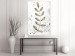 Poster Single Branch - delicate autumn leaves on a grayscale background 116413 additionalThumb 17
