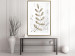 Poster Single Branch - delicate autumn leaves on a grayscale background 116413 additionalThumb 15